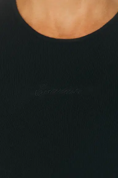 Fear of God Essentials Signature Rib Knit Fitted Short Sleeve Rib Tee | Thumbnail 5