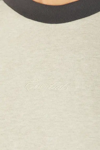 Fear of God Essentials Signature Classic Fit Baseball Jersey Tee | Thumbnail 5