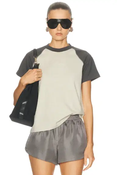Fear of God Essentials Signature Classic Fit Baseball Jersey Tee | Thumbnail 1