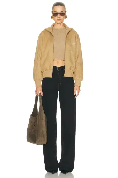 Fear of God Essentials Signature Rib Knit Cropped Rib Top | Thumbnail 4