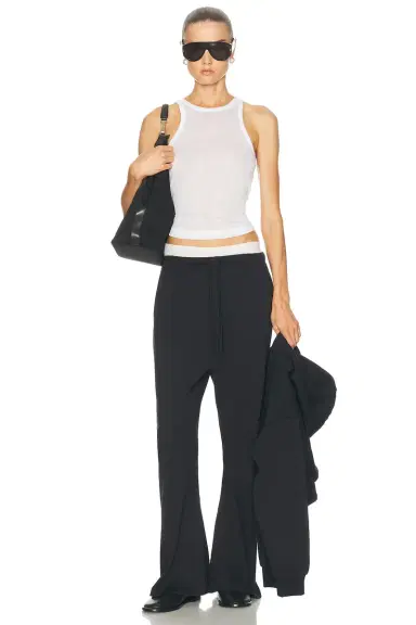 Fear of God Essentials Signature Classic Fit Cotton Jersey Flare Sweatpant | Thumbnail 5 Fear of God Essentials Signature Classic Fit Cotton Jersey Flare Sweatpant | Thumbnail 5