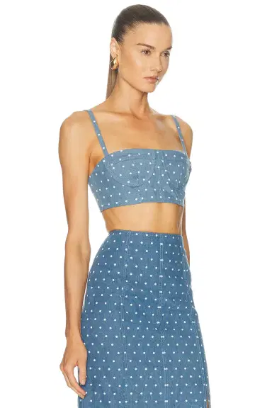 Carolina Herrera Cropped Bustier Top | Thumbnail 2