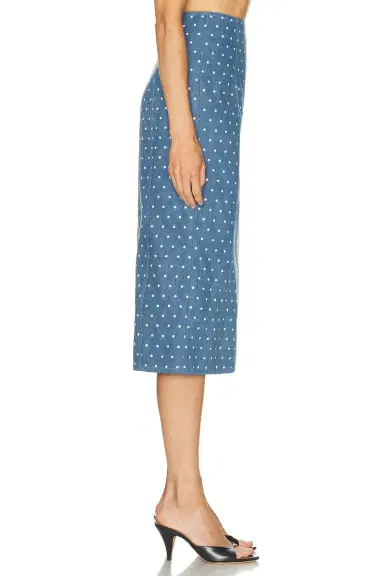 Carolina Herrera High Waisted Midi Skirt | Thumbnail 2