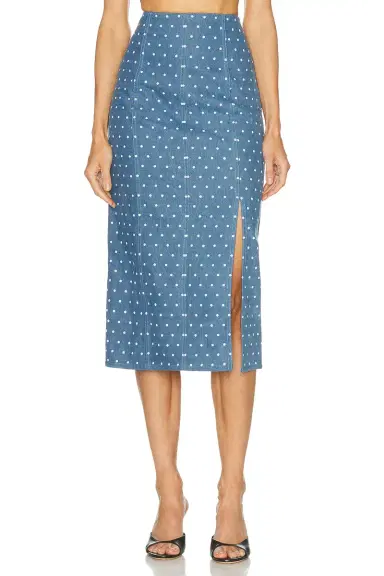 Carolina Herrera High Waisted Midi Skirt | Thumbnail 1