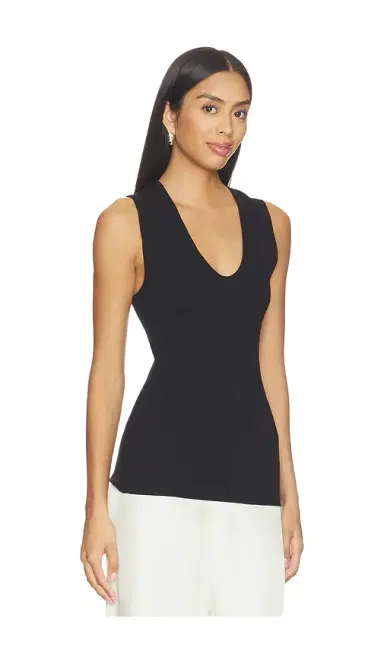 ENZA COSTA Textured Rib Sleeveless U Top | Thumbnail 2 ENZA COSTA Textured Rib Sleeveless U Top | Thumbnail 2