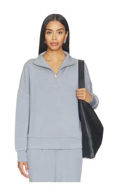Varley Hawley Half Zip Sweat | Thumbnail 1 Varley Hawley Half Zip Sweat | Thumbnail 1