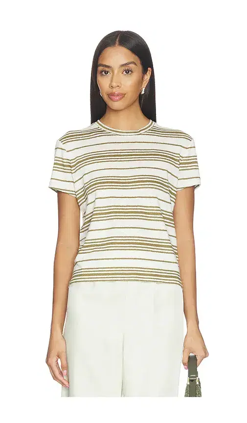 FRAME The Linen Baby Tee