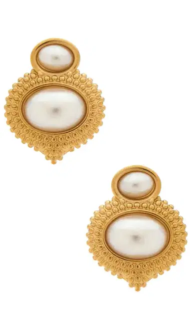 Galley Los Angeles Dahlia Pearl Earrings | Thumbnail 1