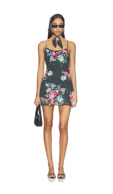 Frankies Bikinis Josie Chiffon Mini Dress | Thumbnail 2 Frankies Bikinis Josie Chiffon Mini Dress | Thumbnail 2