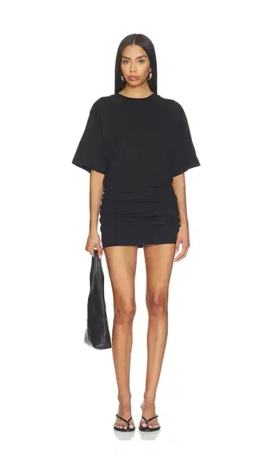 ENZA COSTA Short Sleeve Supima Curve Mini Dress | Thumbnail 1