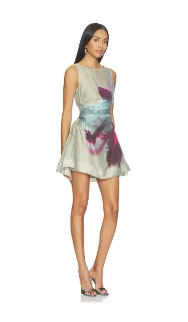Amur Waverlyn Ruched Mini Dress | Thumbnail 2