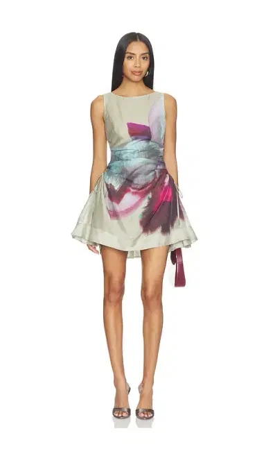Amur Waverlyn Ruched Mini Dress | Thumbnail 1