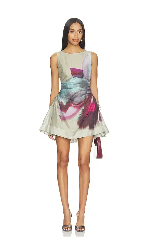 Waverlyn Ruched Mini Dress
