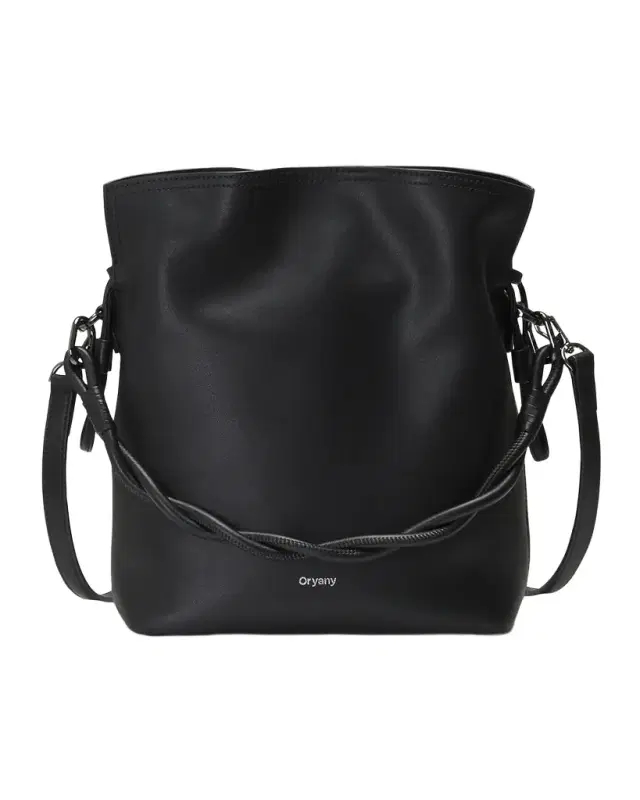 Madeleine Leather Top-Handle Bucket Bag