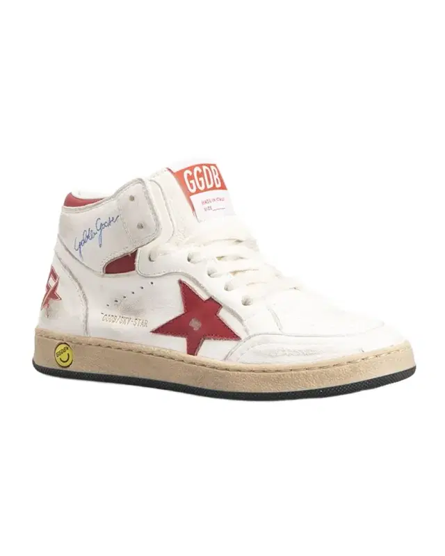 Kid 's Sky Star Leather High-Top Sneakers