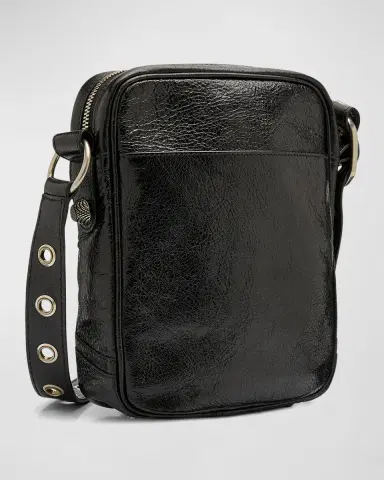Balenciaga Men's Le Cagole Leather Crossbody Bag | Thumbnail 6