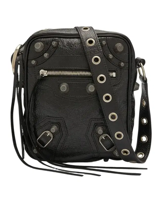 Men's Le Cagole Leather Crossbody Bag