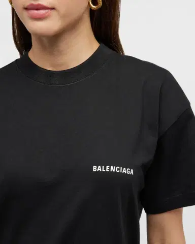 Balenciaga Logo Print Vintage Jersey Shirt | Thumbnail 6