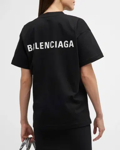 Balenciaga Logo Print Vintage Jersey Shirt | Thumbnail 7