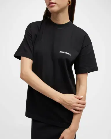 Balenciaga Logo Print Vintage Jersey Shirt | Thumbnail 8