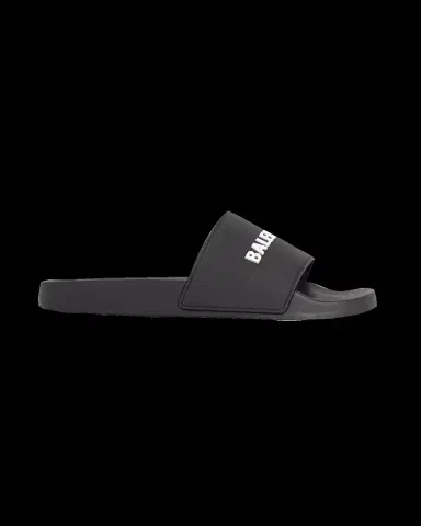 Balenciaga Men's Logo Pool Slide Sandals | Thumbnail 2