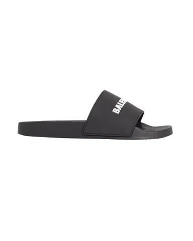 Balenciaga Men's Logo Pool Slide Sandals | Thumbnail 1