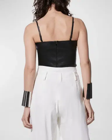 AS by DF Memphis Stretch Leather Tank Top | Thumbnail 6 AS by DF Memphis Stretch Leather Tank Top | Thumbnail 6
