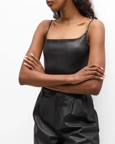 AS by DF Memphis Stretch Leather Tank Top | Thumbnail 7 AS by DF Memphis Stretch Leather Tank Top | Thumbnail 7