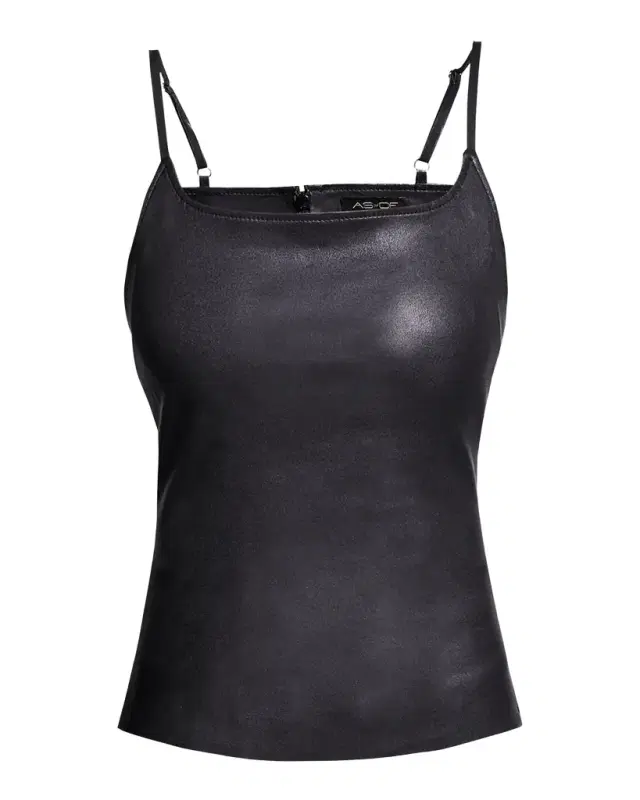 AS by DF Memphis Stretch Leather Tank Top