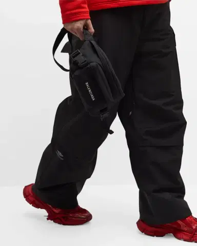 Balenciaga Men's Nylon Ski Belt Bag | Thumbnail 4 Balenciaga Men's Nylon Ski Belt Bag | Thumbnail 4