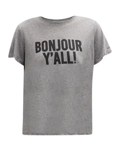 Cinq à Sept Bonjour Y 'all Short-Sleeve T-Shirt | Thumbnail 1 Cinq à Sept Bonjour Y 'all Short-Sleeve T-Shirt | Thumbnail 1