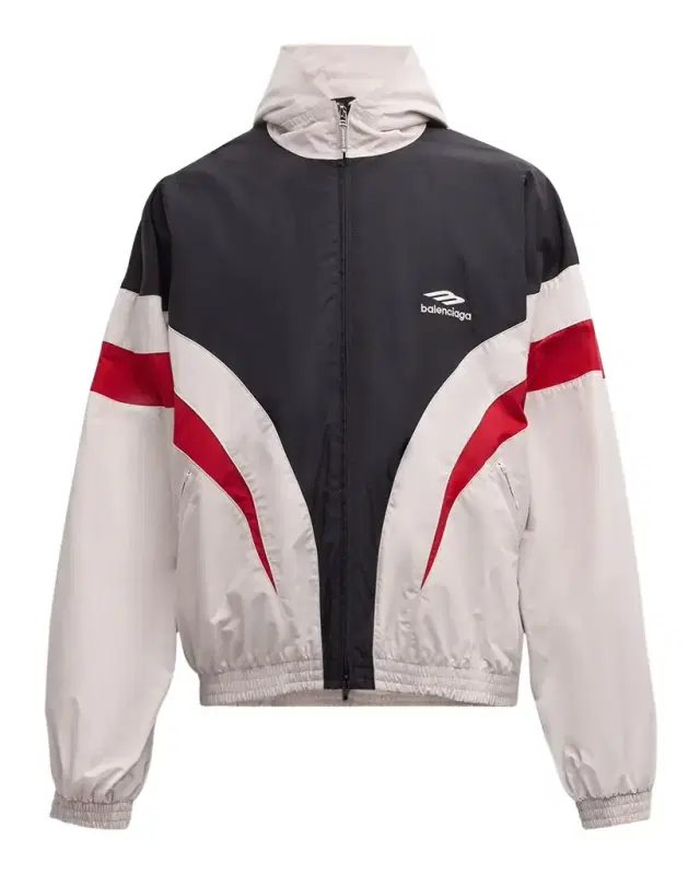 Men 's Hooded Tracksuit Jacket