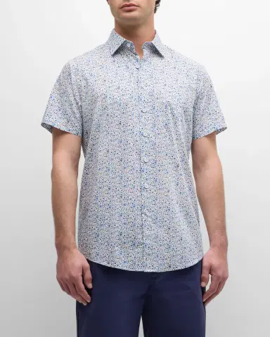 Rodd & Gunn Men's Gale Ditzy Floral Short-Sleeve Shirt | Thumbnail 2 Rodd & Gunn Men's Gale Ditzy Floral Short-Sleeve Shirt | Thumbnail 2