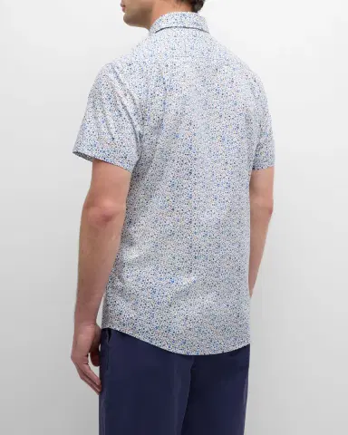 Rodd & Gunn Men's Gale Ditzy Floral Short-Sleeve Shirt | Thumbnail 4 Rodd & Gunn Men's Gale Ditzy Floral Short-Sleeve Shirt | Thumbnail 4