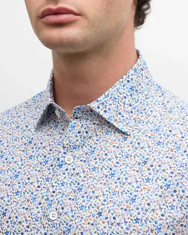 Rodd & Gunn Men's Gale Ditzy Floral Short-Sleeve Shirt | Thumbnail 5 Rodd & Gunn Men's Gale Ditzy Floral Short-Sleeve Shirt | Thumbnail 5