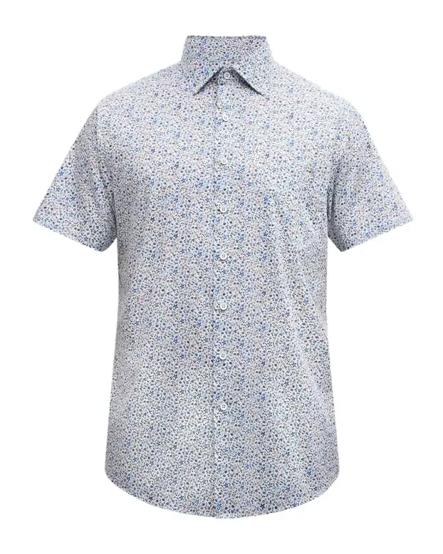 Rodd & Gunn Men 's Gale Ditzy Floral Short-Sleeve Shirt