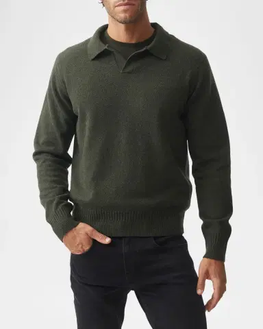 Rodd & Gunn Men's Kingswood Johnny-Collar Polo Sweater | Thumbnail 4 Rodd & Gunn Men's Kingswood Johnny-Collar Polo Sweater | Thumbnail 4