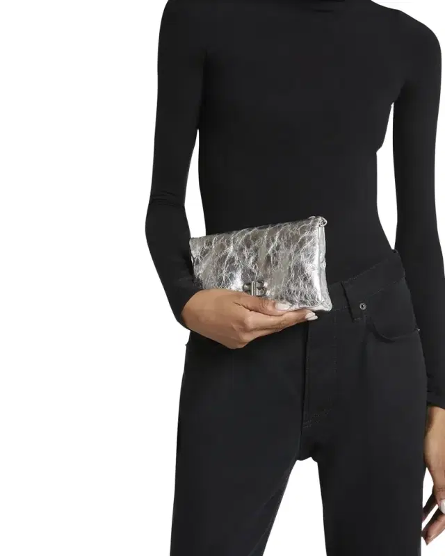Monaco Nano Metallic Leather Crossbody Bag