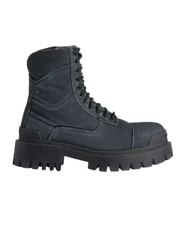 Men 's Strike Bootie Lace-Up Canvas Ankle Boots