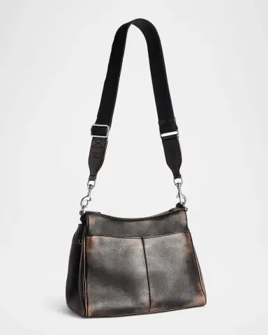 Balenciaga Men's Rodeo Small Calfskin Messenger Bag | Thumbnail 3