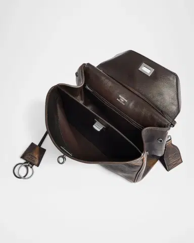 Balenciaga Men's Rodeo Small Calfskin Messenger Bag | Thumbnail 4