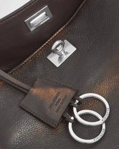Balenciaga Men's Rodeo Small Calfskin Messenger Bag | Thumbnail 5