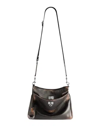 Balenciaga Men's Rodeo Small Calfskin Messenger Bag | Thumbnail 1