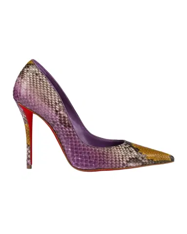 Christian Louboutin 100mm Miss Z Python Leather Pumps | Thumbnail 1 Christian Louboutin 100mm Miss Z Python Leather Pumps | Thumbnail 1