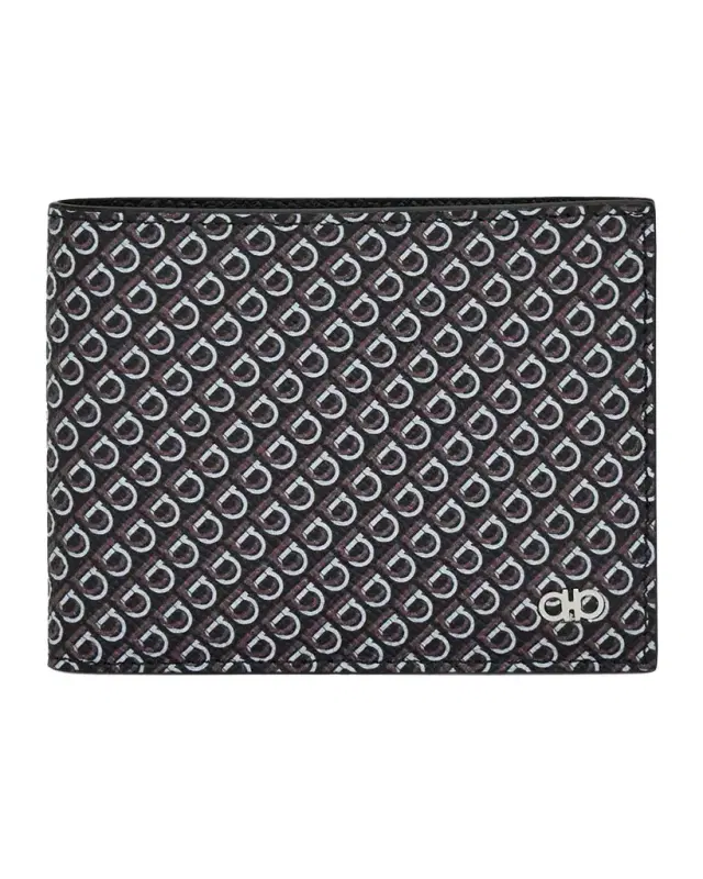 Men 's Micro Gancio Leather Bifold Wallet