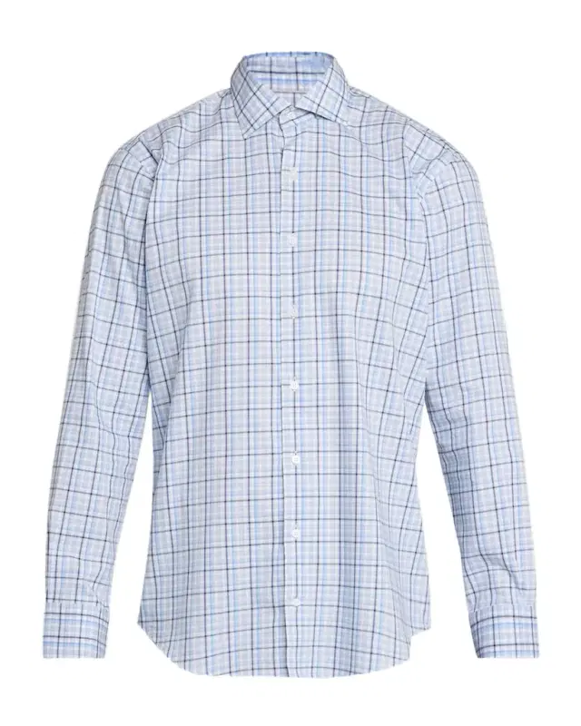 Peter Millar en 's Simon Crown Lite Plaid Stretch Cotton Sport Shirt