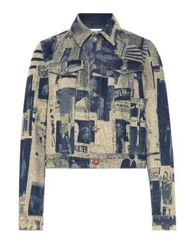 Jean Paul Gaultier Fitted Denim Journal Jacket | Thumbnail 1 Jean Paul Gaultier Fitted Denim Journal Jacket | Thumbnail 1
