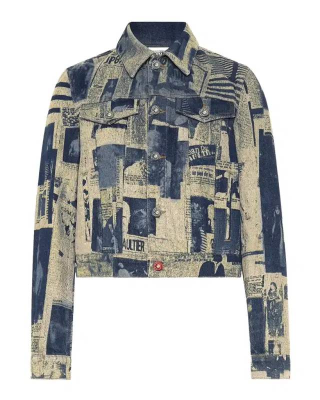 Fitted Denim Journal Jacket