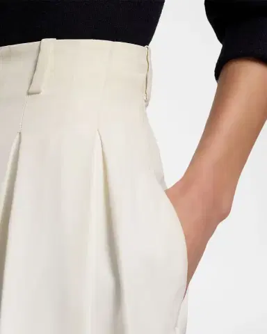 Ralph Lauren Collection Greer Cady Pleated Wide-Leg Pants | Thumbnail 4 Ralph Lauren Collection Greer Cady Pleated Wide-Leg Pants | Thumbnail 4