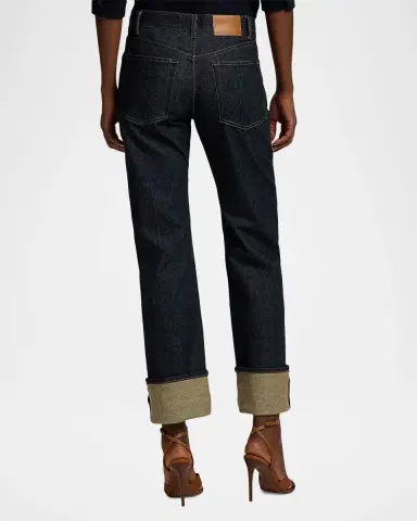 Ralph Lauren Collection Adderley Cuffed Slim Jeans | Thumbnail 2